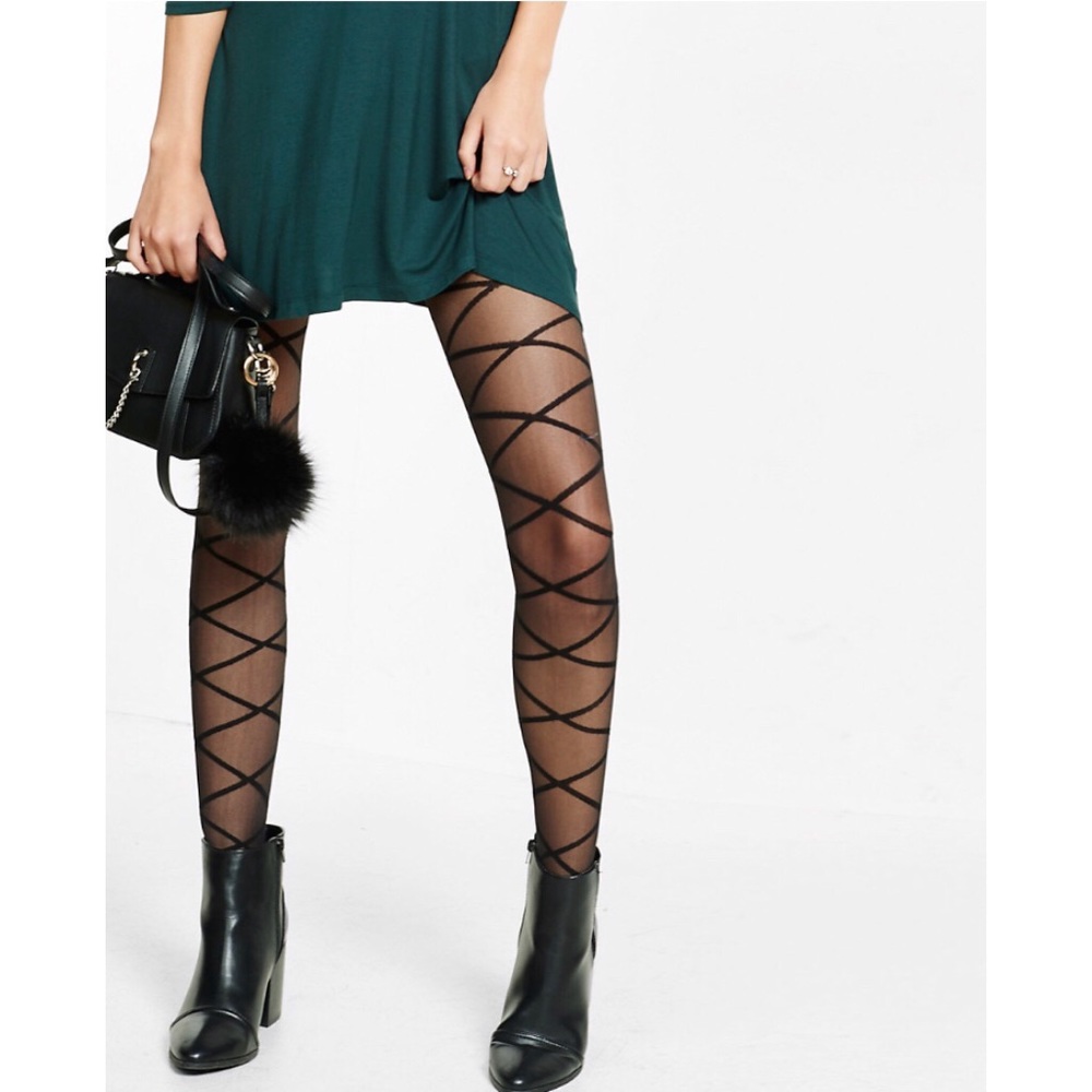 Large Diamond Full Tights